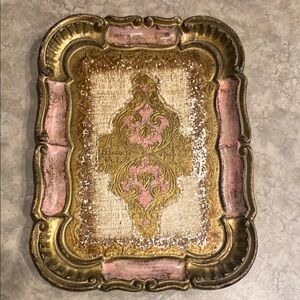 Florence Italy wood tray